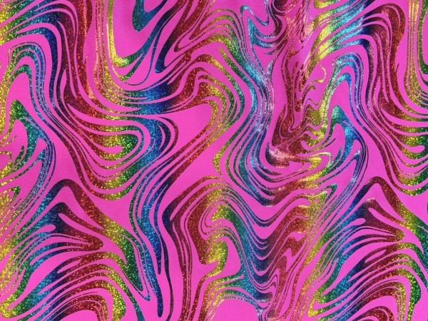 Swirly Foil Pink