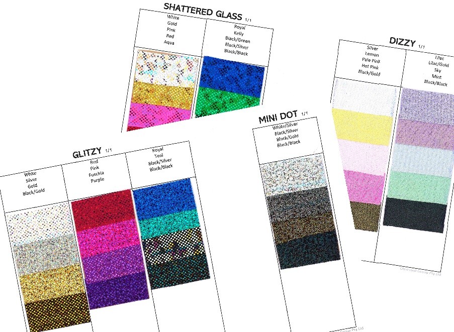 Holographic Spandex Chart
