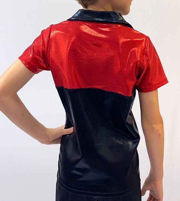 Two Tone Collared Top - BT003