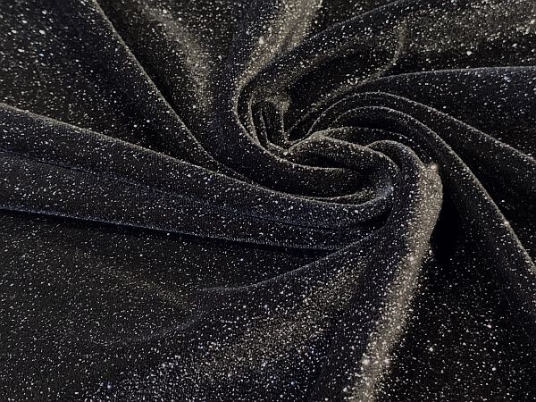Glitter Velvet Black