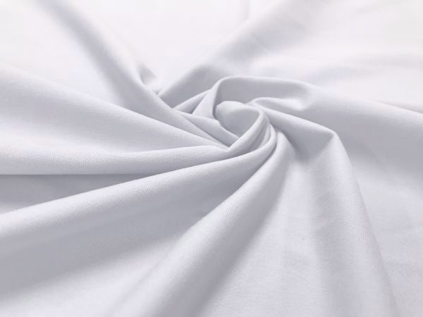 Heavy Cotton Spandex White