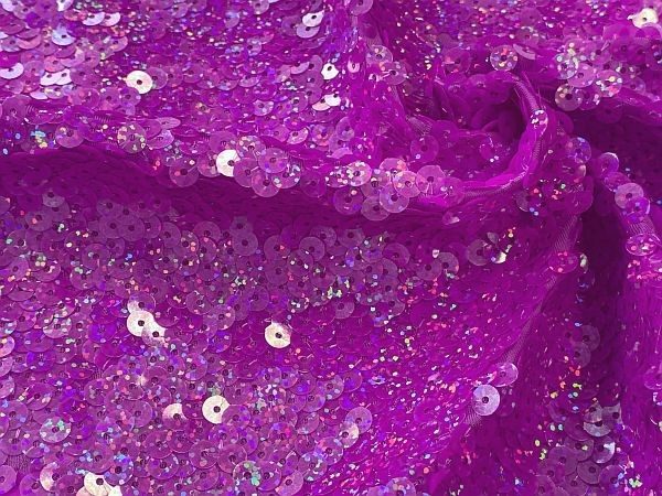 DayGlo Sequin Spandex Purple