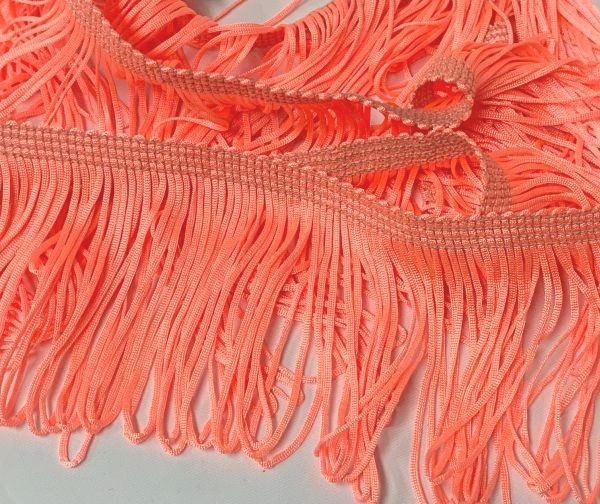 Stretch Fringing Peach