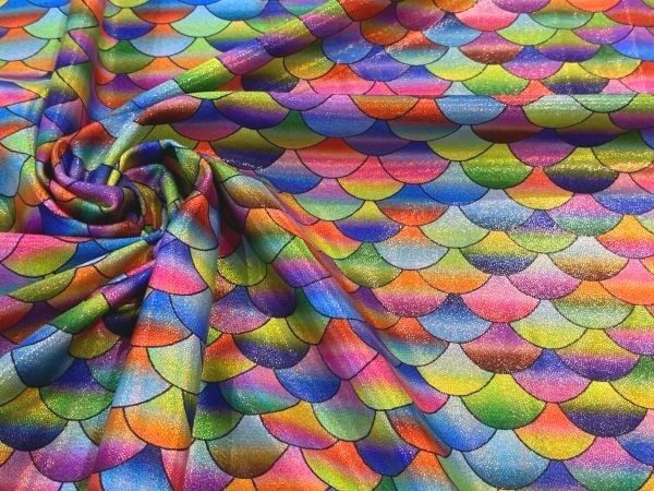 Rainbow Scales Spandex
