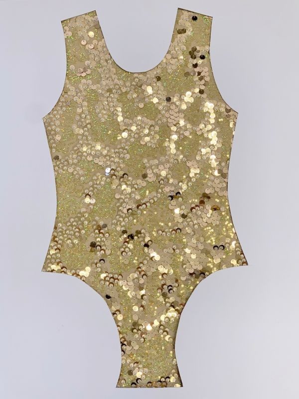 Fame Sequin Mesh Gold