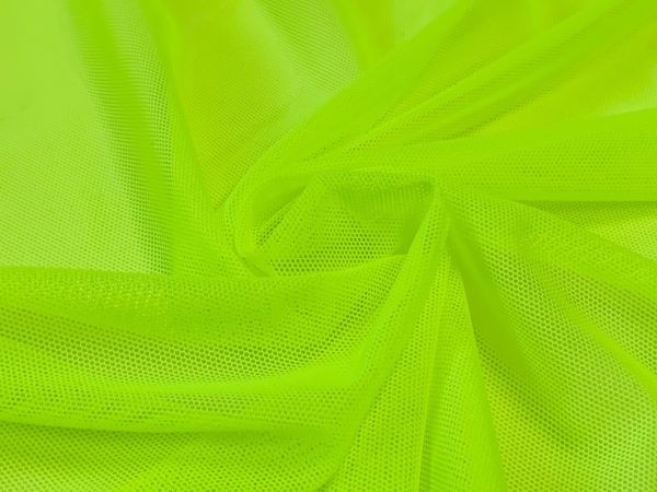 Stretch Mesh Neon Yellow