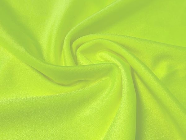 Neon Yellow Shiny Spandex