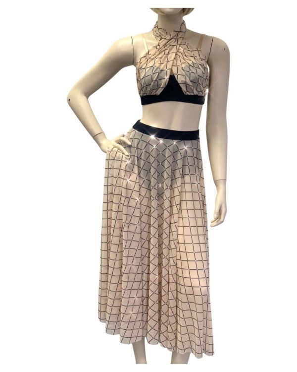 Diamond Mesh Nude