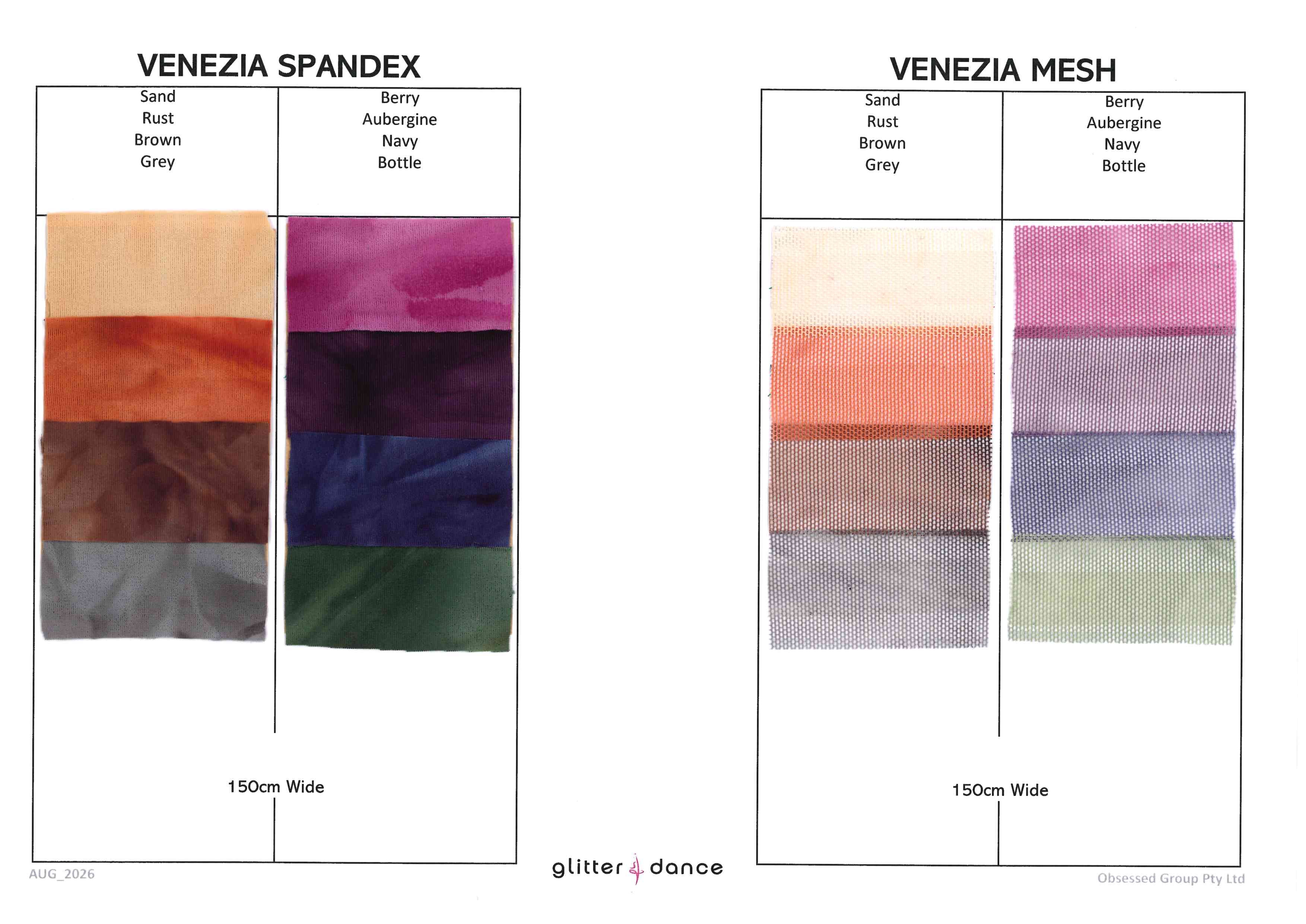 Tie Dye Chart