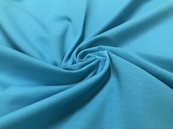 Cotton Spandex Cyan