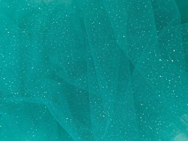 Glitter Tulle Jade