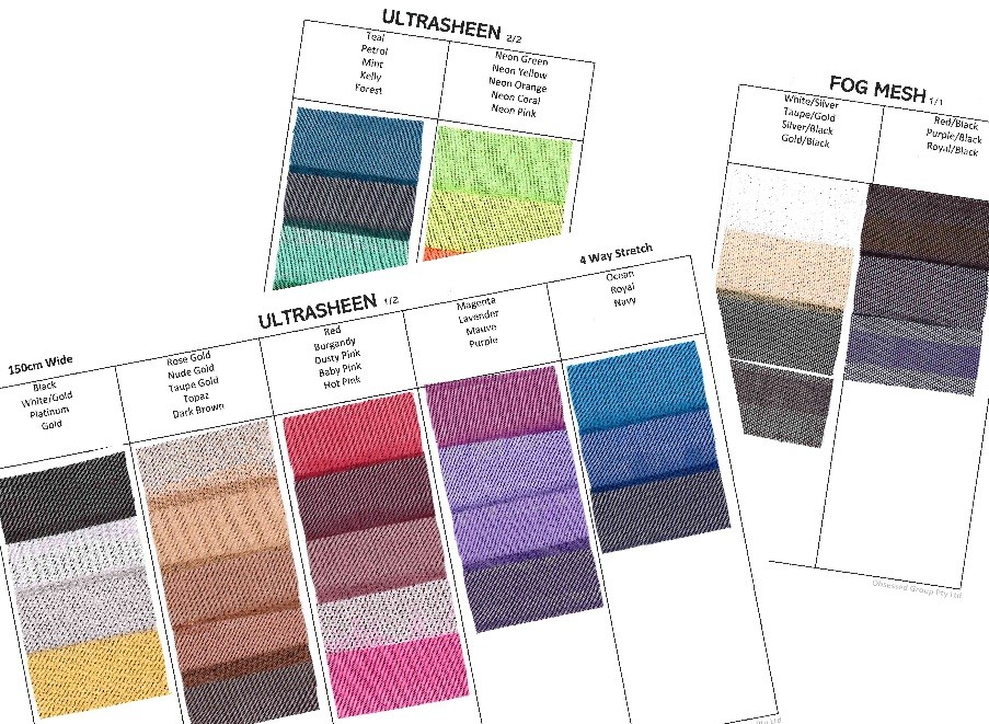 Metallic Mesh Chart