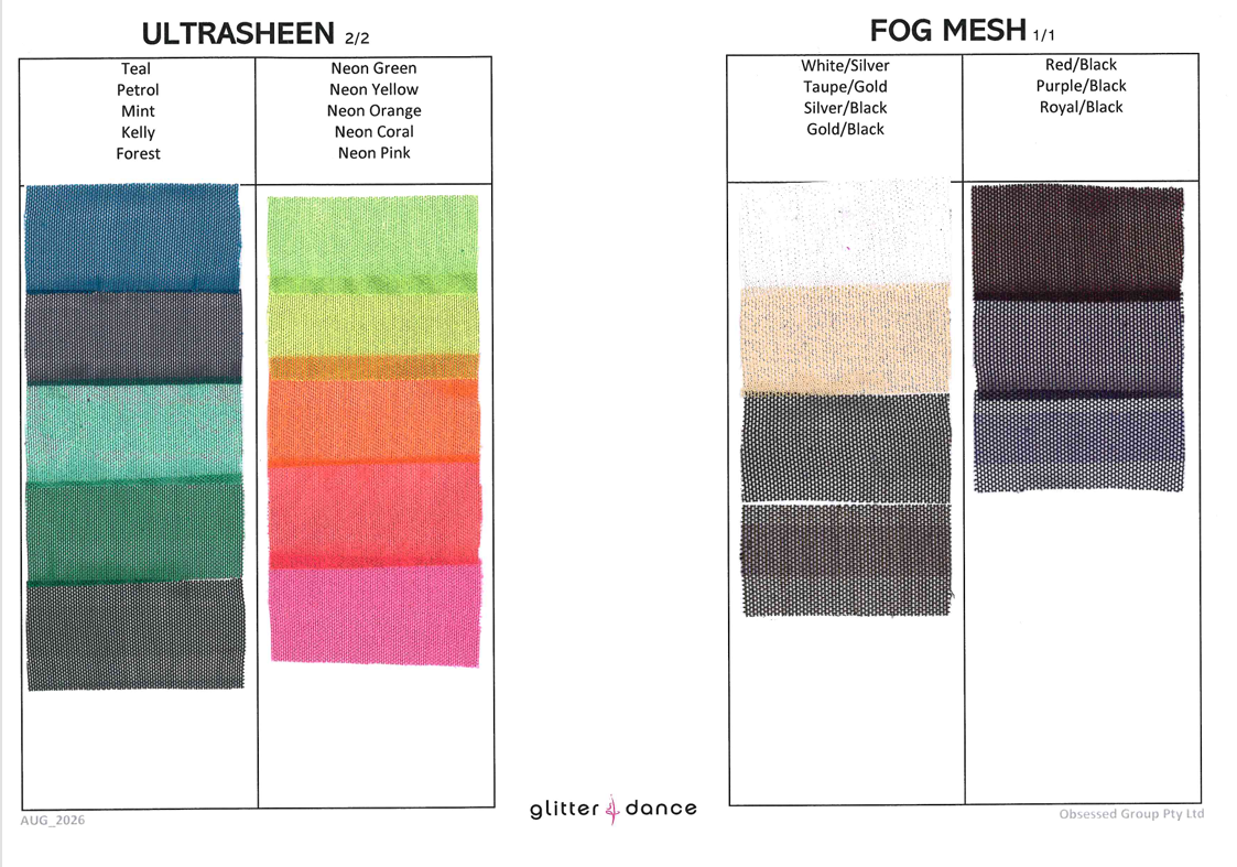 Metallic Mesh Chart
