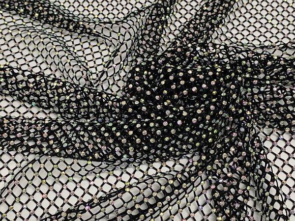 Diamante Fishnet Black