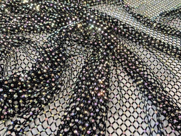 Diamante Fishnet Black