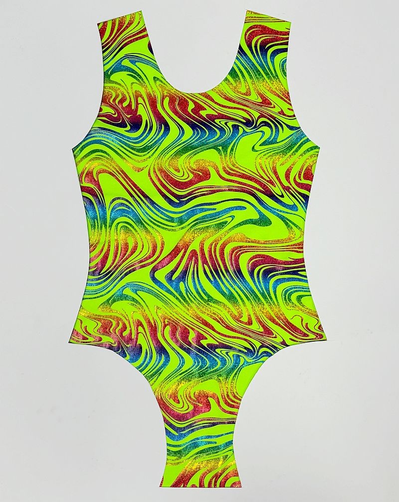 Swirly Foil Green