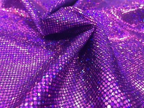 Glitzy Spandex Fuschia