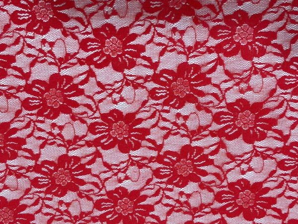 Stretch Lace Red