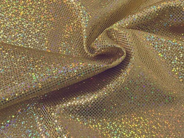 Glitzy Spandex Gold