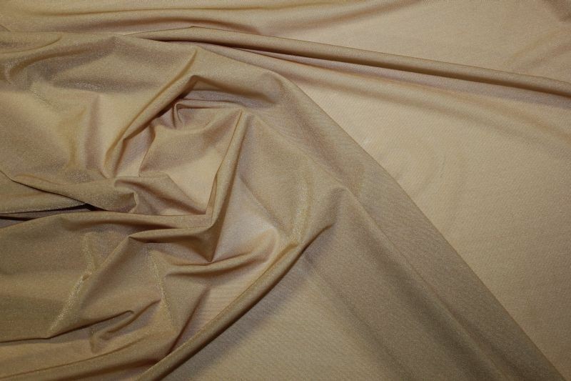 Crystal Sheer Spandex Tan