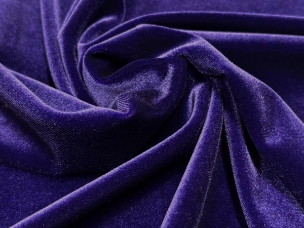 Stretch Velvet Purple