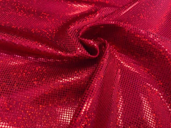 Glitzy Spandex Red