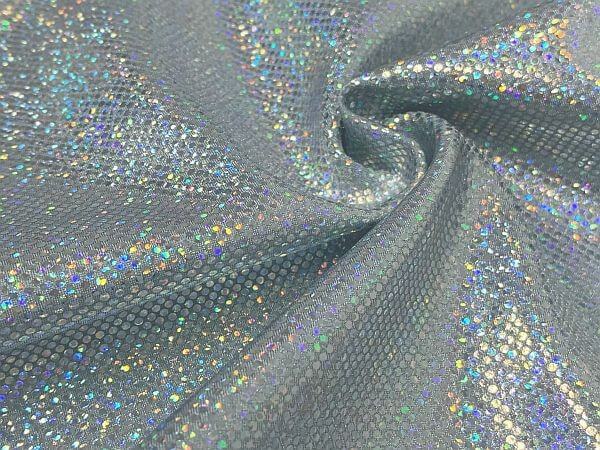 Glitzy Spandex Silver