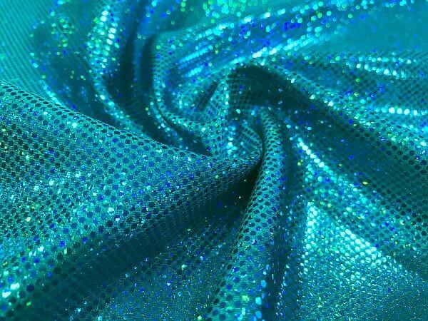 Glitzy Spandex Teal