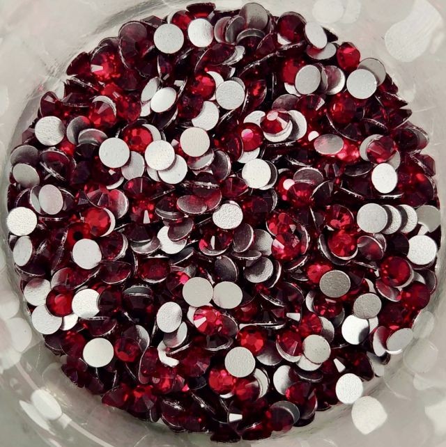 Bulk Flatback Glass Diamonte Siam