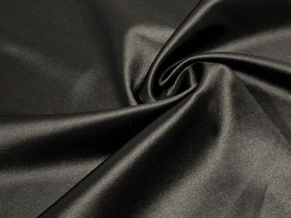 Stretch Satin Black