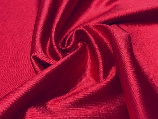 Stretch Satin Red