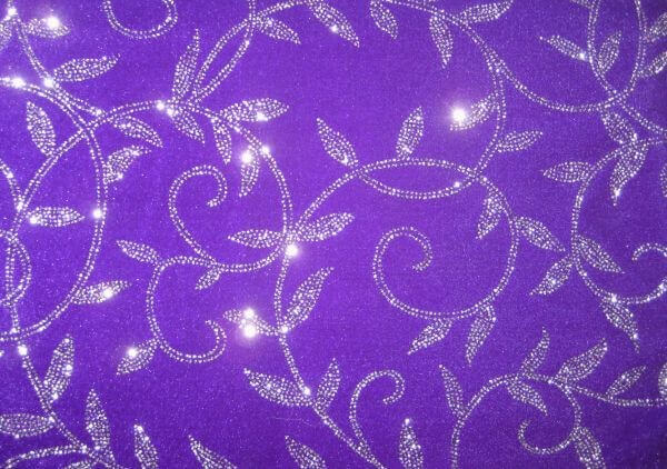 Ivy Glitter Velvet Purple