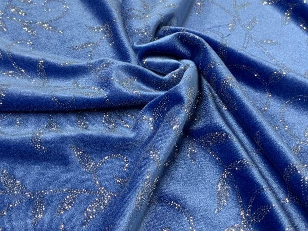 Ivy Glitter Velvet Royal