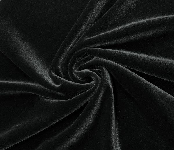 Stretch Velvet Black