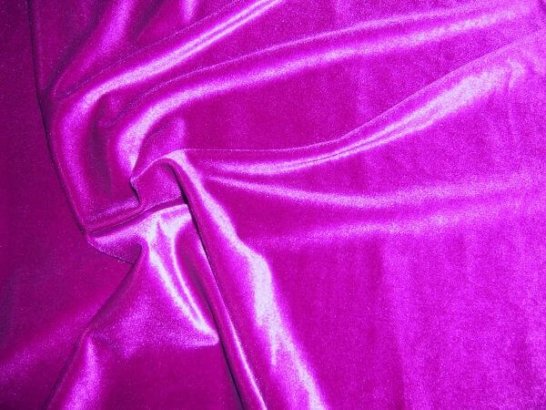 Stretch Velvet Magenta