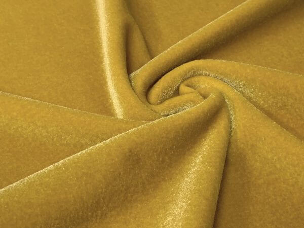 Stretch Velvet Gold