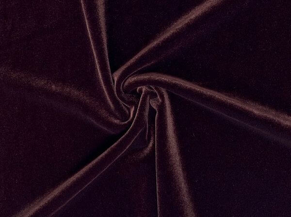 Stretch Velvet Mocca