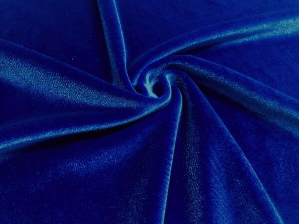 Stretch Velvet Sapphire
