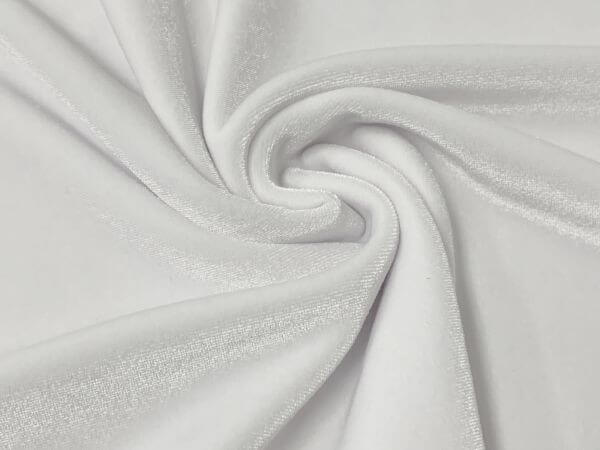 Stretch Velvet White