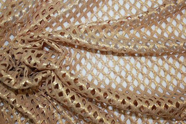 Big Hole Mesh Gold Flesh