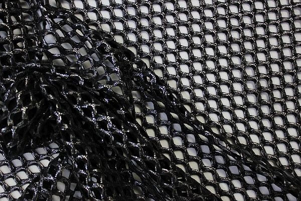 Big Hole Mesh Silver Black