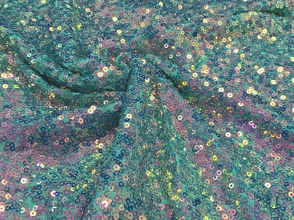 Glimmer Sequin Mesh Iridescent