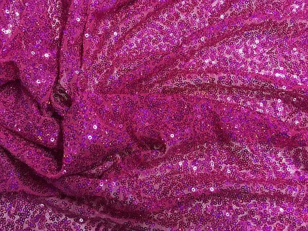 Glimmer Sequin Mesh Pink