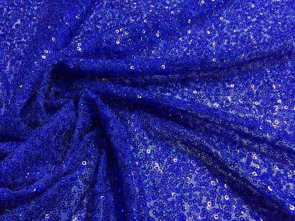 Glimmer Sequin Mesh Royal