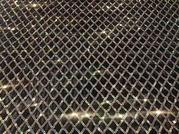 Nina Mesh Black Gold