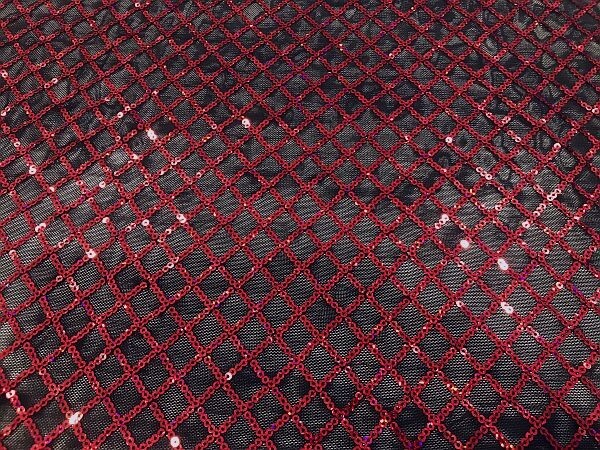 Nina Mesh Black Red