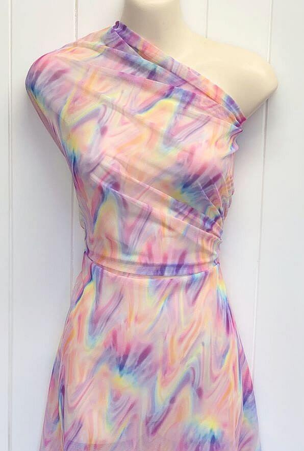Pastel Swirl Mesh