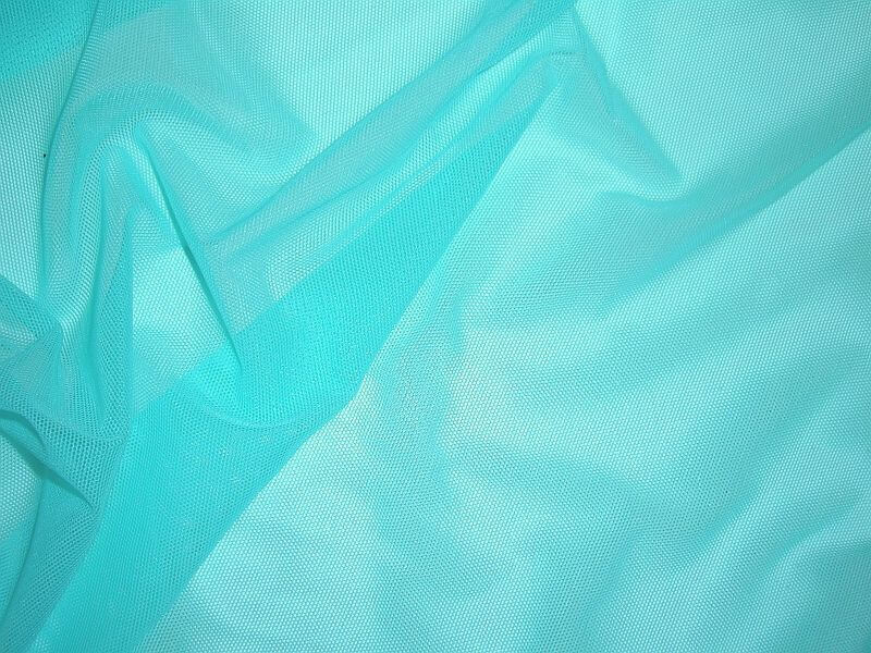 Stretch Mesh Aquamarine