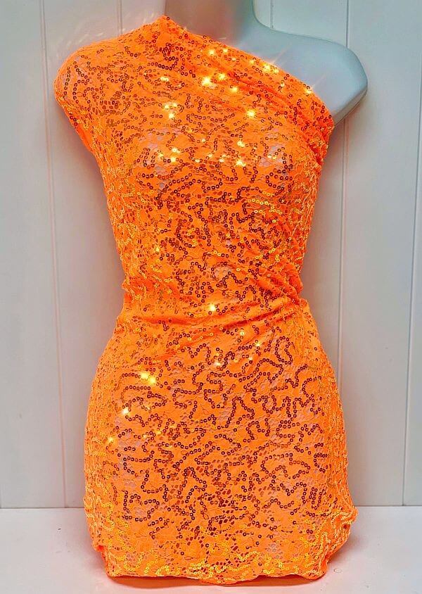 Material Girl Lace Orange