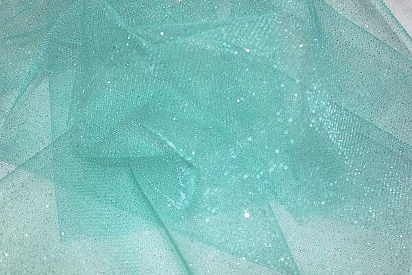 Glitter Tulle Mint